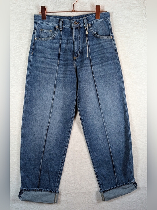 Liu Jo Denim - 198-Liu-jo Style High-Rise Straight Jeans - Blue Denim